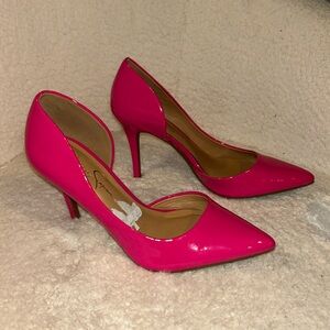 Hot Pink Jessica Simpson heels 7.5